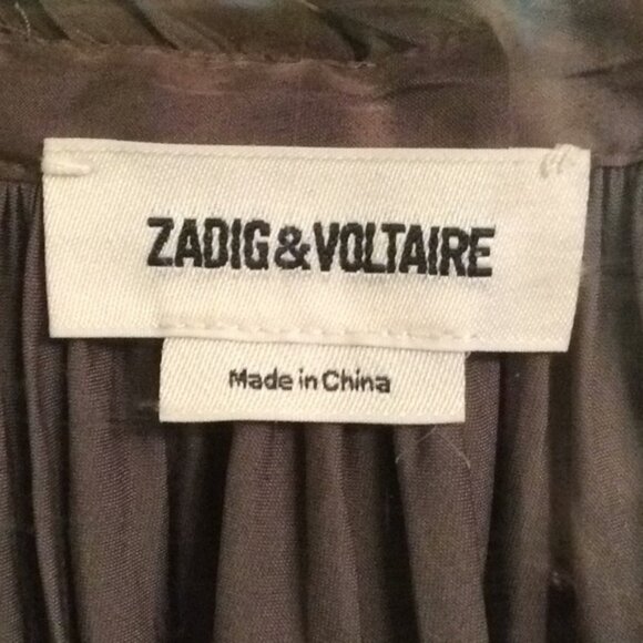 Zadig &Voltaire Brown Blouse - Picture 2 of 6